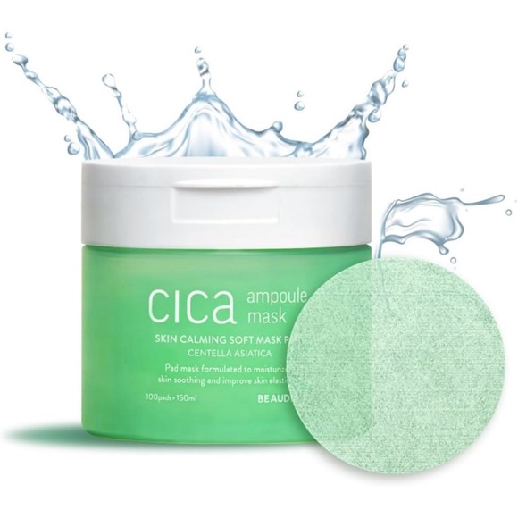 Ampoule Korean Toner Pads Centella Asiatica Extract Deep Hydration Quick Calming - Picture 1 of 12